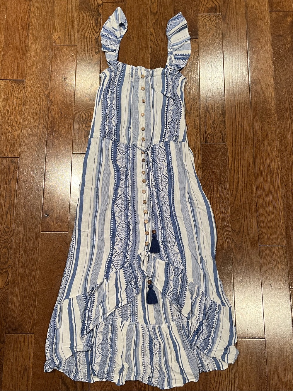 Hawaiian Tropic Sun and Beach Striped Dress
